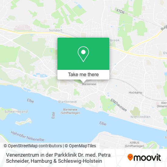 Карта Venenzentrum in der Parkklinik Dr. med. Petra Schneider