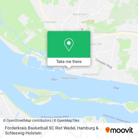 Förderkreis Basketball SC Rist Wedel map