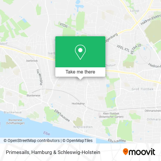 Карта Primesails