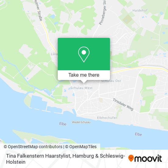 Tina Falkenstern Haarstylist map