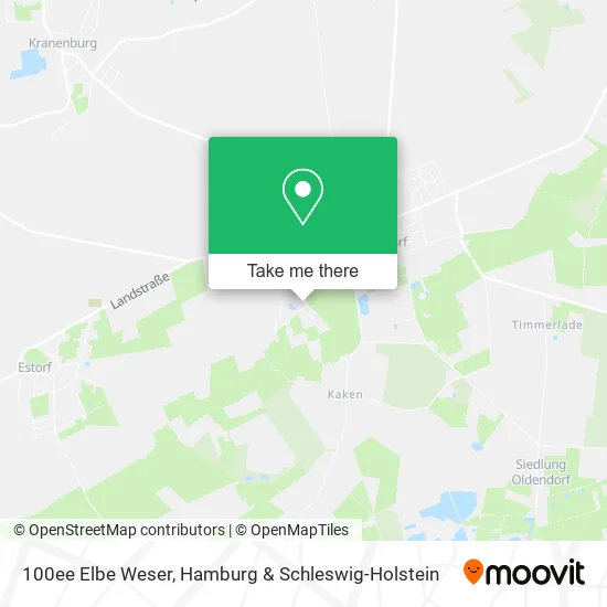 Карта 100ee Elbe Weser