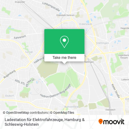 Ladestation für Elektrofahrzeuge map