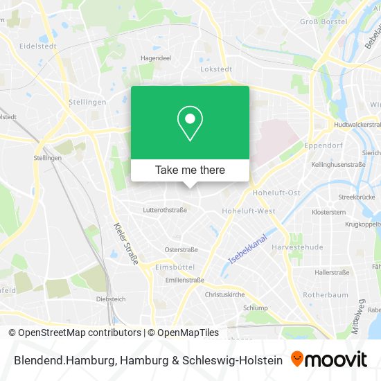 Blendend.Hamburg map