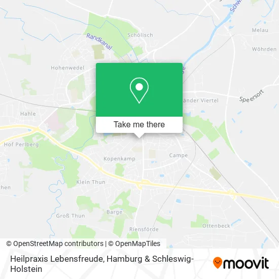 Карта Heilpraxis Lebensfreude