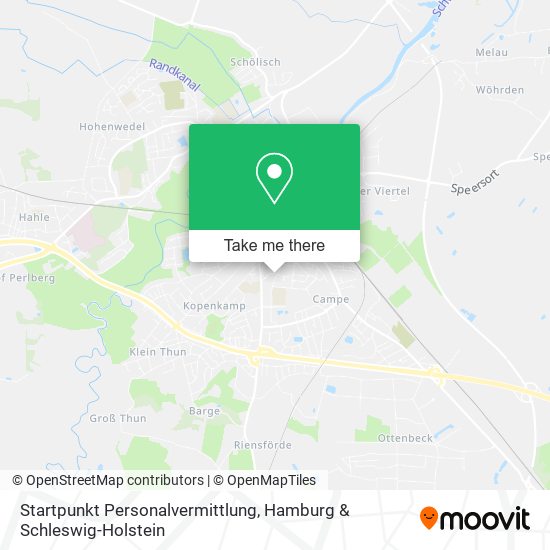 Startpunkt Personalvermittlung map