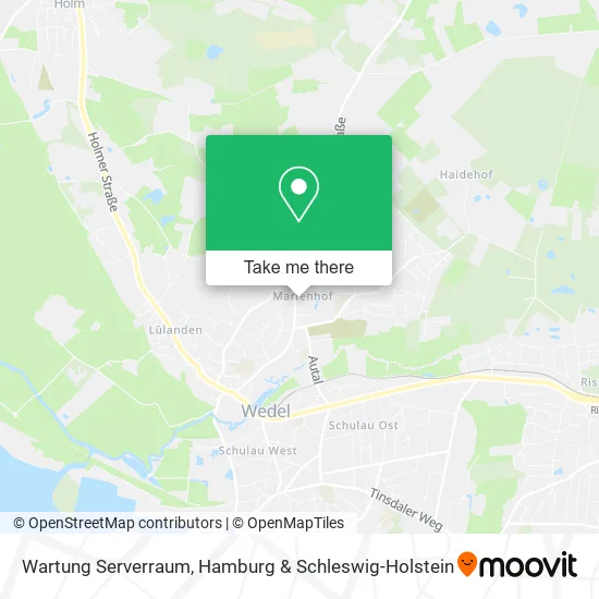 Карта Wartung Serverraum