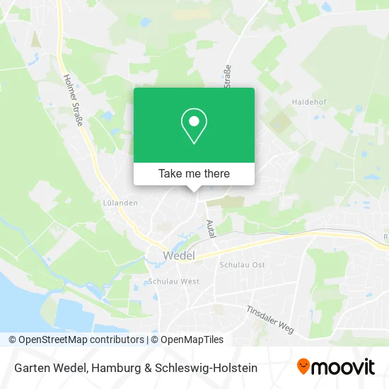 Карта Garten Wedel