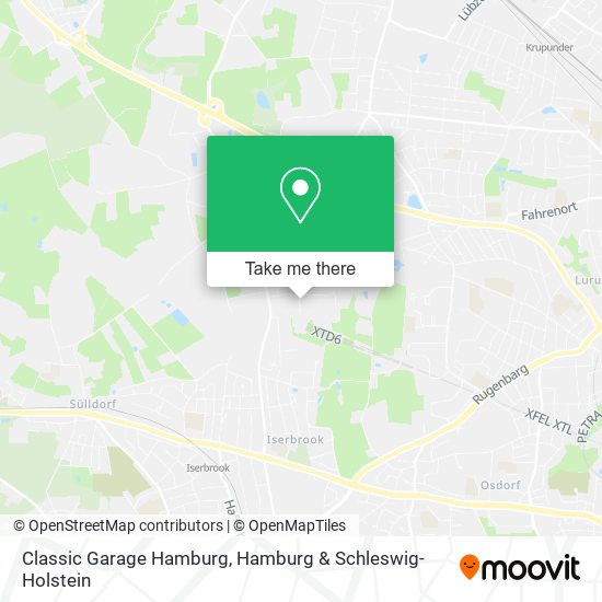 Classic Garage Hamburg map