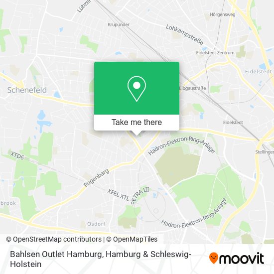 Bahlsen Outlet Hamburg map