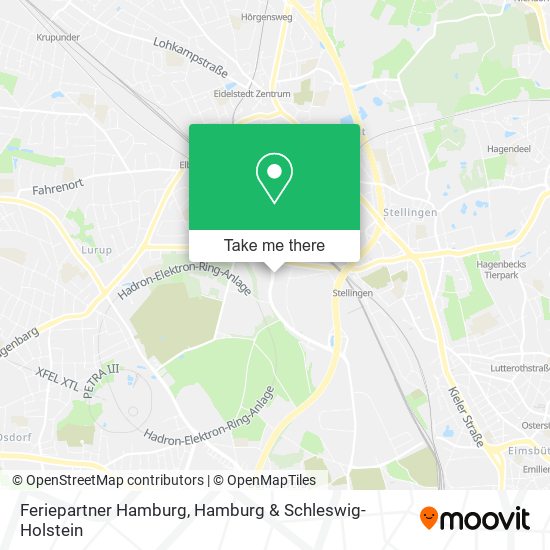 Feriepartner Hamburg map