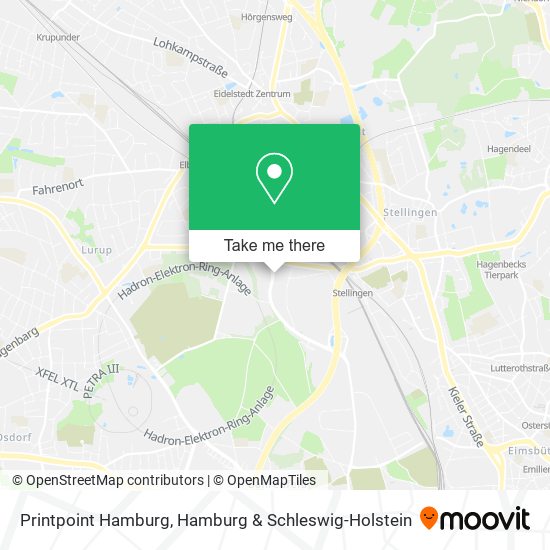 Printpoint Hamburg map