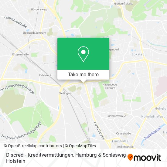 Discred - Kreditvermittlungen map