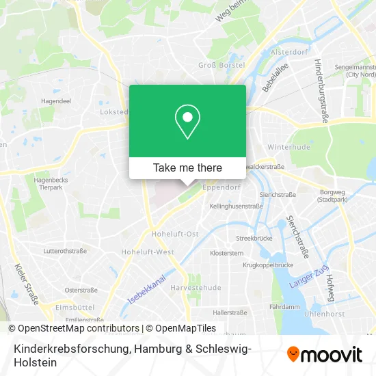 Карта Kinderkrebsforschung