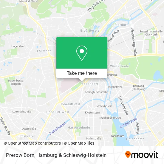 Карта Prerow Born