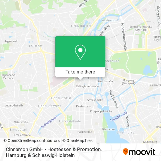 Карта Cinnamon GmbH - Hostessen & Promotion