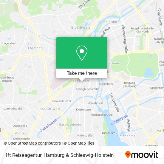 Ift Reiseagentur map