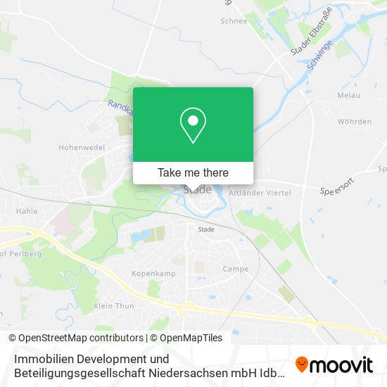 Карта Immobilien Development und Beteiligungsgesellschaft Niedersachsen mbH Idb Gewerbepark Ottenbeck I