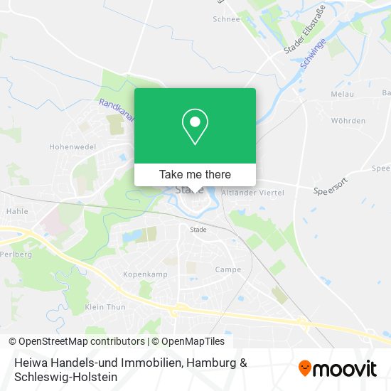 Heiwa Handels-und Immobilien map