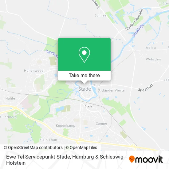 Карта Ewe Tel Servicepunkt Stade