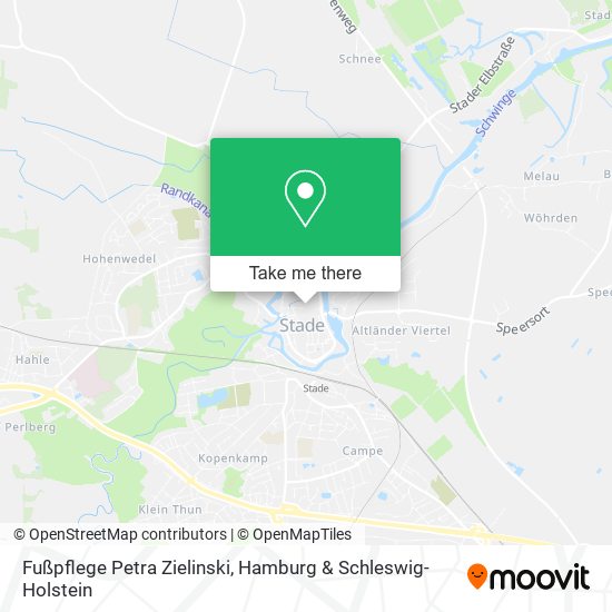 Fußpflege Petra Zielinski map