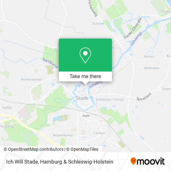 Ich Will Stade map
