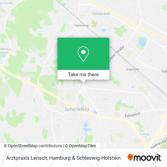 Карта Arztpraxis Lensch