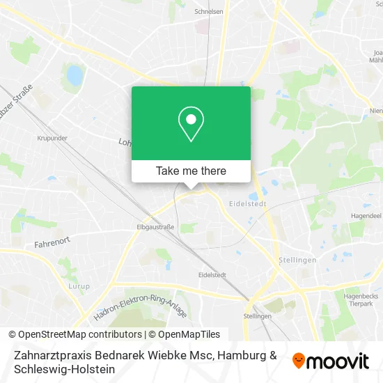 Карта Zahnarztpraxis Bednarek Wiebke Msc