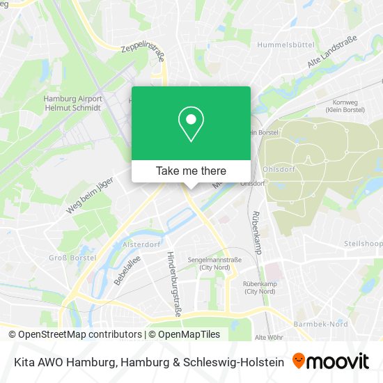 Kita AWO Hamburg map