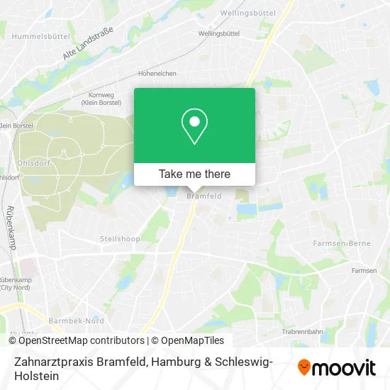 Карта Zahnarztpraxis Bramfeld