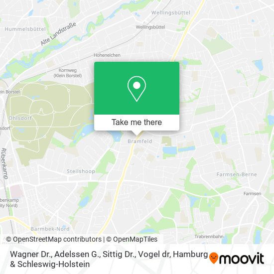 Wagner Dr., Adelssen G., Sittig Dr., Vogel dr map