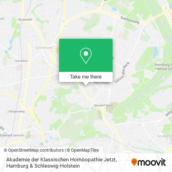 Карта Akademie der Klassischen Homöopathie Jetzt
