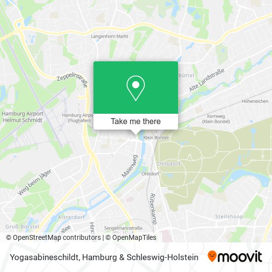 Yogasabineschildt map