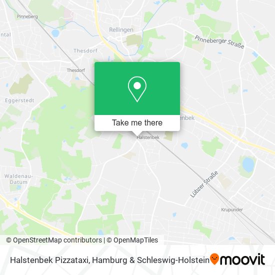 Карта Halstenbek Pizzataxi