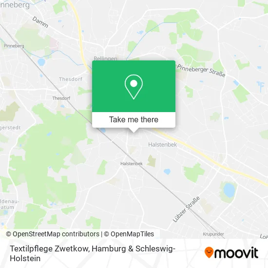 Карта Textilpflege Zwetkow