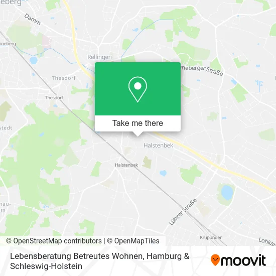 Lebensberatung Betreutes Wohnen map