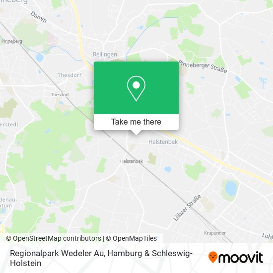 Regionalpark Wedeler Au map