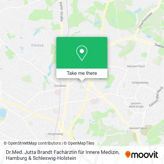 Dr.Med. Jutta Brandt Fachärztin für Innere Medizin map