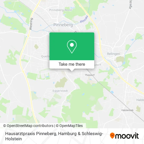 Карта Hausarztpraxis Pinneberg