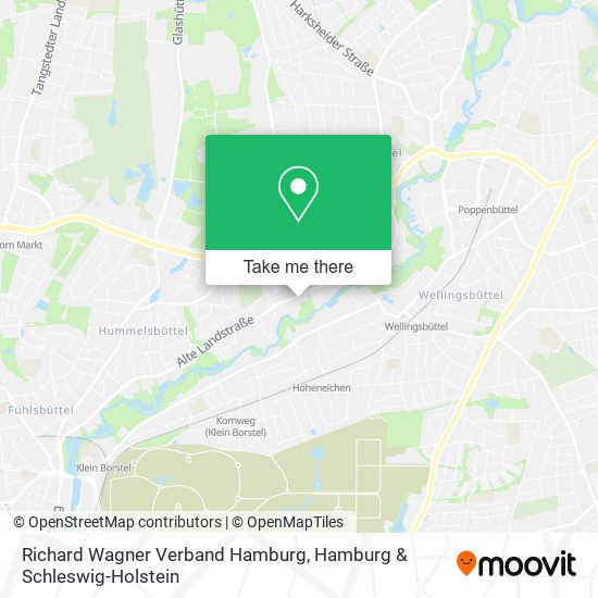 Richard Wagner Verband Hamburg map