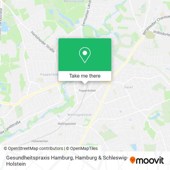 Карта Gesundheitspraxis Hamburg