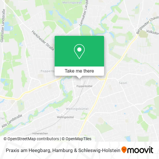 Карта Praxis am Heegbarg