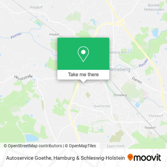 Карта Autoservice Goethe