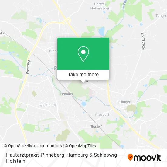 Карта Hautarztpraxis Pinneberg