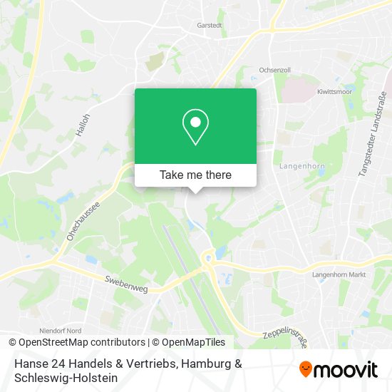 Hanse 24 Handels & Vertriebs map