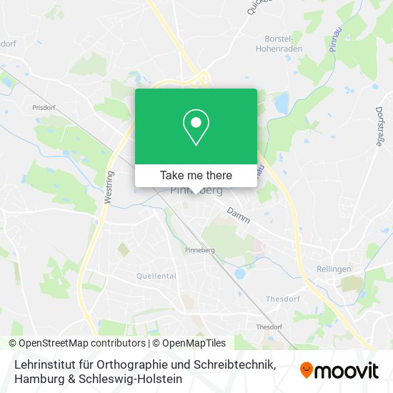 Lehrinstitut für Orthographie und Schreibtechnik map