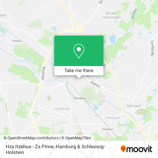 Карта Hza Itzehoe - Za Pinne