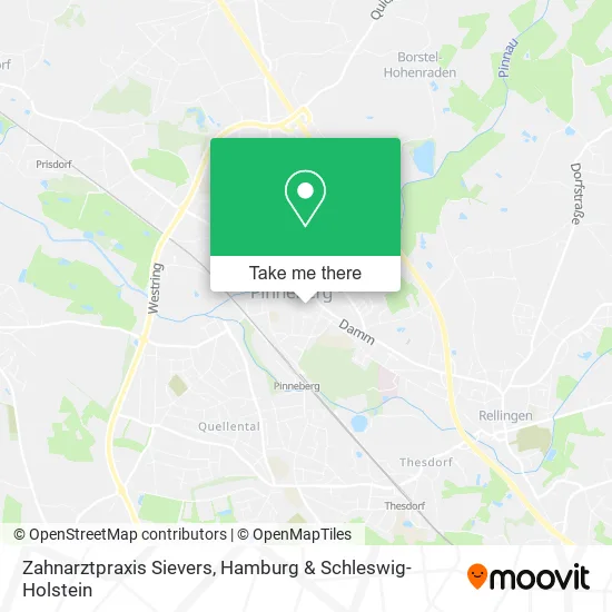 Карта Zahnarztpraxis Sievers