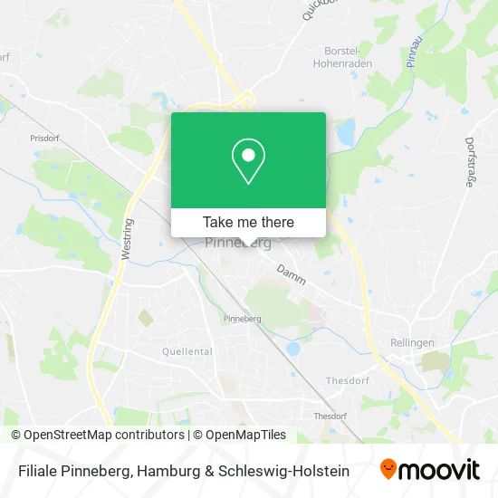 Карта Filiale Pinneberg