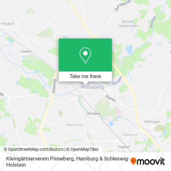 Kleingärtnerverein Pinneberg map