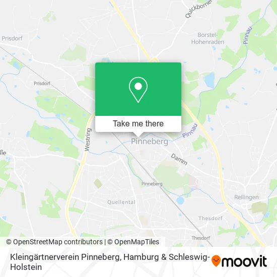 Карта Kleingärtnerverein Pinneberg